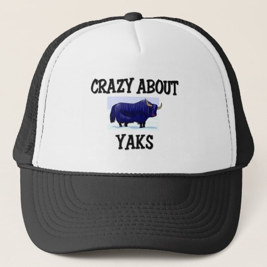 Casquette Fou au sujet des yaks (Devant)