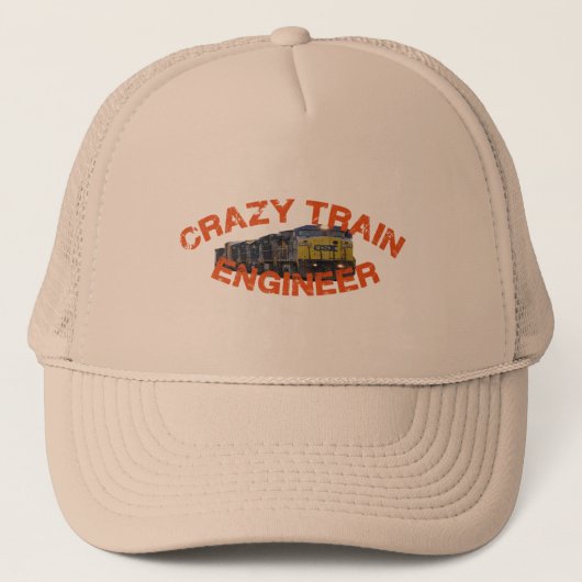 Casquette fou d'ingénieur de train de CSX (Devant)