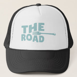 Casquette Fourche dans la typographie routière