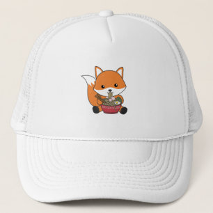 Casquette Fox Propulsé Par Ramen Cute Kawaii Foxes
