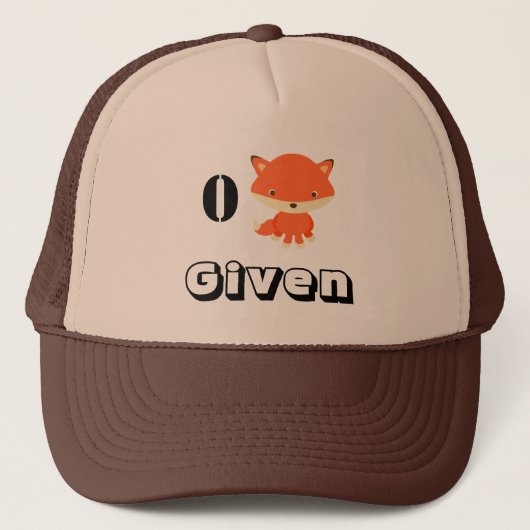 Casquette Fox zéro donné (Devant)