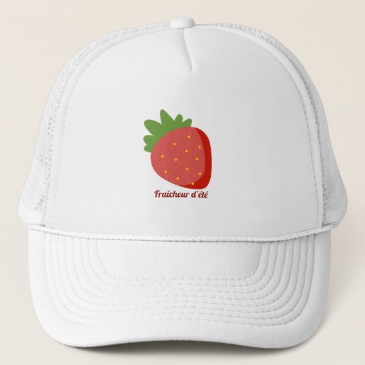 Casquette Fraise Fraîcheur d'été (Devant)