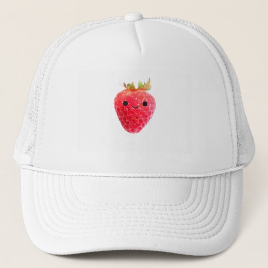 Casquette Fraise heureuse (Devant)