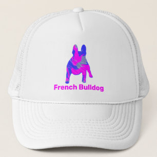 Casquette Français Chien Chien Chien Cute Rose Silhouette Pe