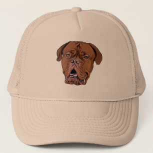 casquette français de mastiff de douge de bordeau