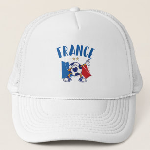 Casquette France Dabbing Soccer Ball Drapeau 2 étoiles