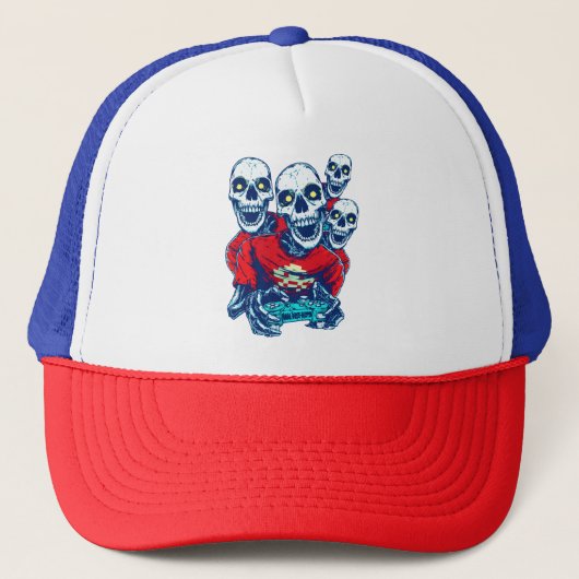 Casquette Fraternité Éternelle de Jeu : Le Squelette Rouge d (Devant)