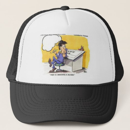 Casquette Fred Dessine Un Blank Funny Offbeat Dons (Devant)