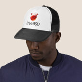 Casquette FreeBSD Project Trucker Hat (En situation)