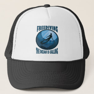Casquette Freediving - L'Océan Appelle Plongeur Sous-Marin