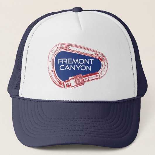 Casquette Fremont Canyon Wyoming Rock Escalade Carabiner (Devant)