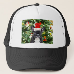 Casquette French Bulldog Arbre de Noël Ornements Snowman