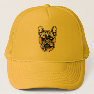 Casquette French Bulldog Headphones