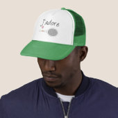 Casquette French Chic J'adore Tennis Player Design (En situation)
