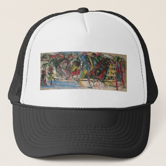 CASQUETTE FRESQUE HIP HOP (Devant)