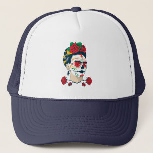 Casquette Frida Kahlo   El Día de los Muertos