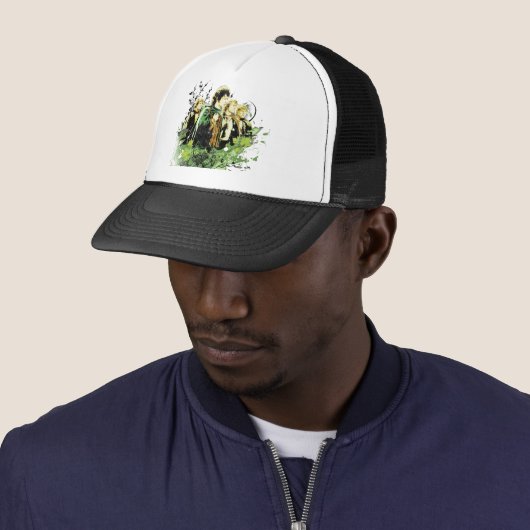 Casquette FRODO™ avec Hobbits Vector Collage (En situation)