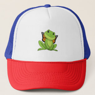 Casquette Frog with Butterfly