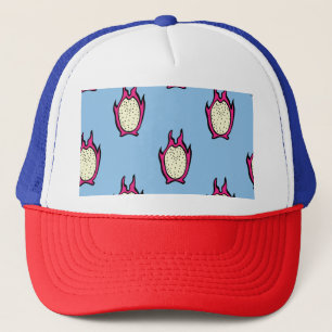 Casquette Fruit Dragon : Dessin Vintage d'encre.