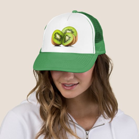 Casquette Fruit kiwi vert (En situation)