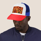 Casquette Fruit simple orange ajouter nom minimum personnali (En situation)