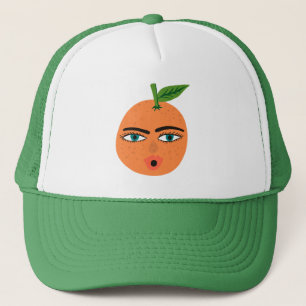 Casquette Fruits amusants Citrus orange