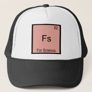 Casquette Fs - Pour la science T-shirt drôle d'élément de ch