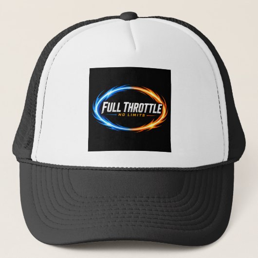 Casquette Full Throttle No Limits – Flamme de cour (Devant)