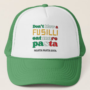 Casquette Fun Fusilli Pasta NE SOUFFLE PAS UNE FUSILLI Itali