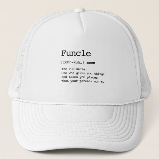 Casquette Funcle (Devant)