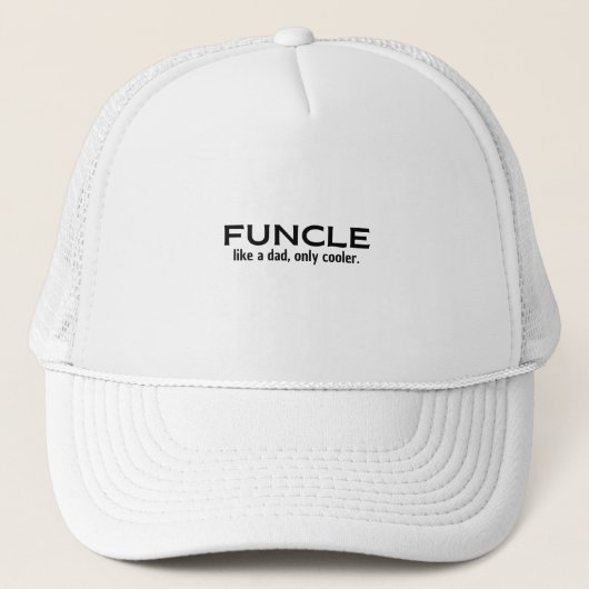 Casquette FUNCLE - comme un père, seul glacière | oncle (Devant)