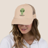 Casquette Funny Alien Trucker Hat – UFO Lover Gift (En situation)