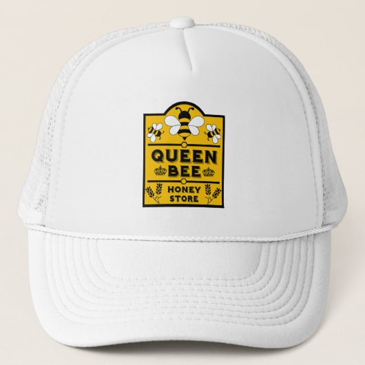 Casquette Funny Apiary Honey Queen Bee (Devant)