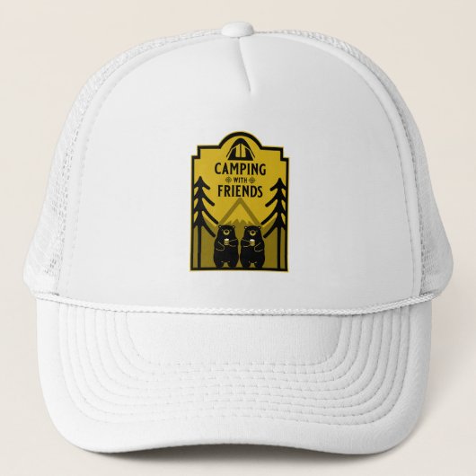 Casquette Funny Bear Camp Adventure Canada (Devant)