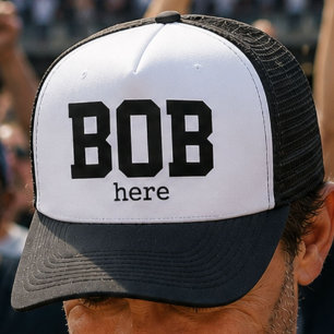 Casquette Funny Bob Here Trucker Hat