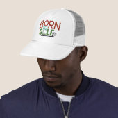 Casquette Funny Born to Golf (En situation)