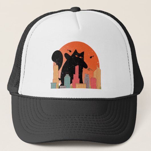 Casquette Funny Catzilla (Devant)