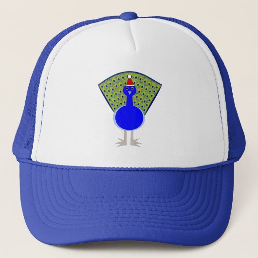 Casquette Funny Christmas Peacock (Devant)