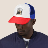 Casquette Funny Custom Mon Lundi Matin Visage Ajouter Photo (En situation)