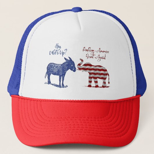 Casquette Funny Élections Thème Pro Républicain Trump 2024 (Devant)