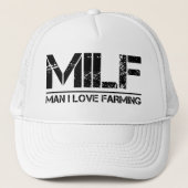 Casquette Funny Farm: Man I Love Farming (Devant)