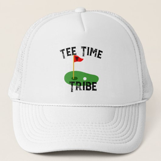 Casquette Funny Golf Citations Pun Tee Time Tribe Golf Casqu (Devant)