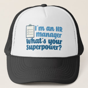 Casquette Funny Human Resources Superhero