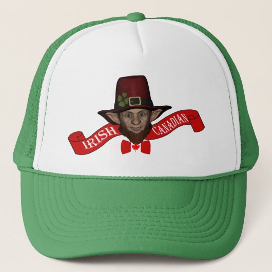 Casquette Funny Irish Canadian St Patrick's day (Devant)
