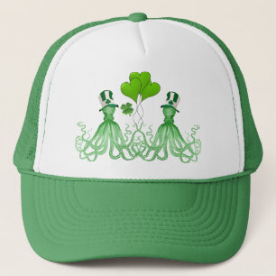 Casquette Funny Irish octopi St Patrick's day