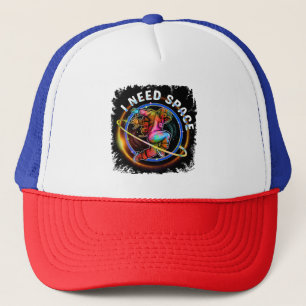 CASQUETTE FUNNY J'AI BESOIN D'ASTRONAUT ESPACE GALAXY