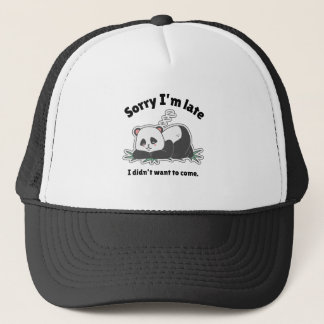 Casquette Funny Lazy Panda Design