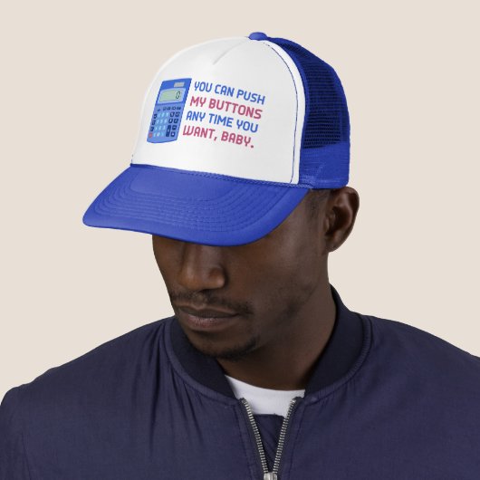 Casquette Funny Math Nerd Calculator Push My Buttons Joke (En situation)