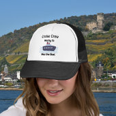 Casquette Funny Miss the Boat Black Personalize