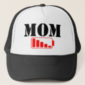 CASQUETTE FUNNY MOM BAT BAT RED BATTERIE MAMA CADEAU (Devant)
